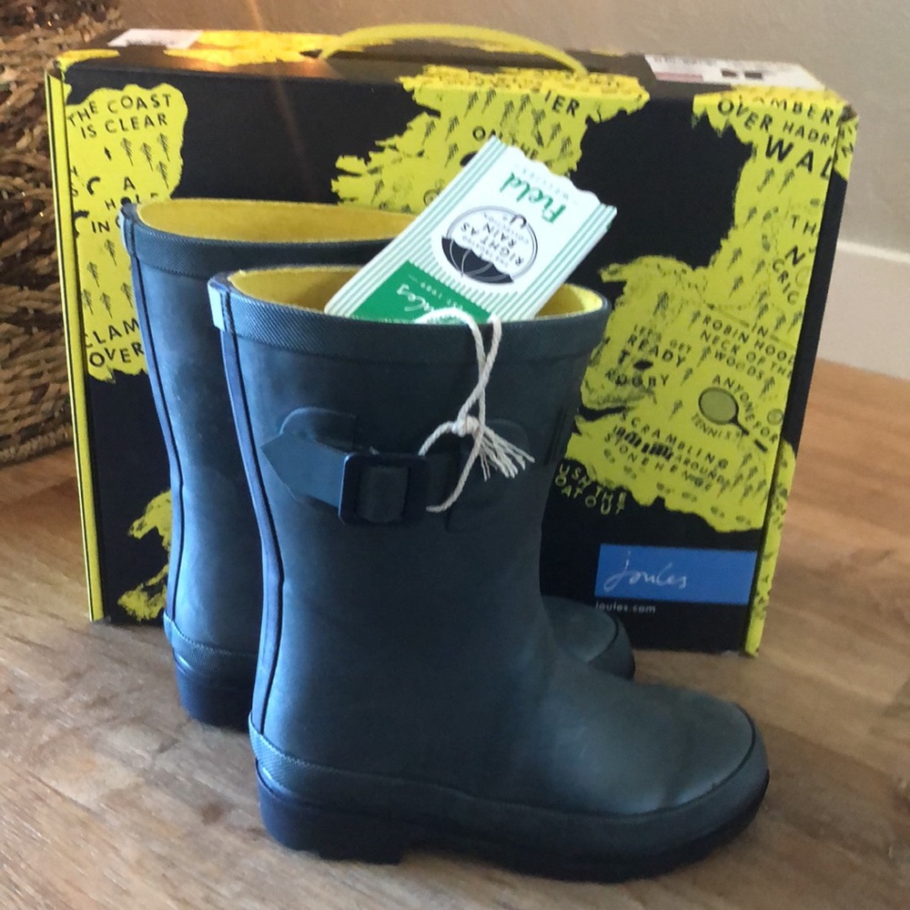 Joules Kids size 12 Rubber Boots